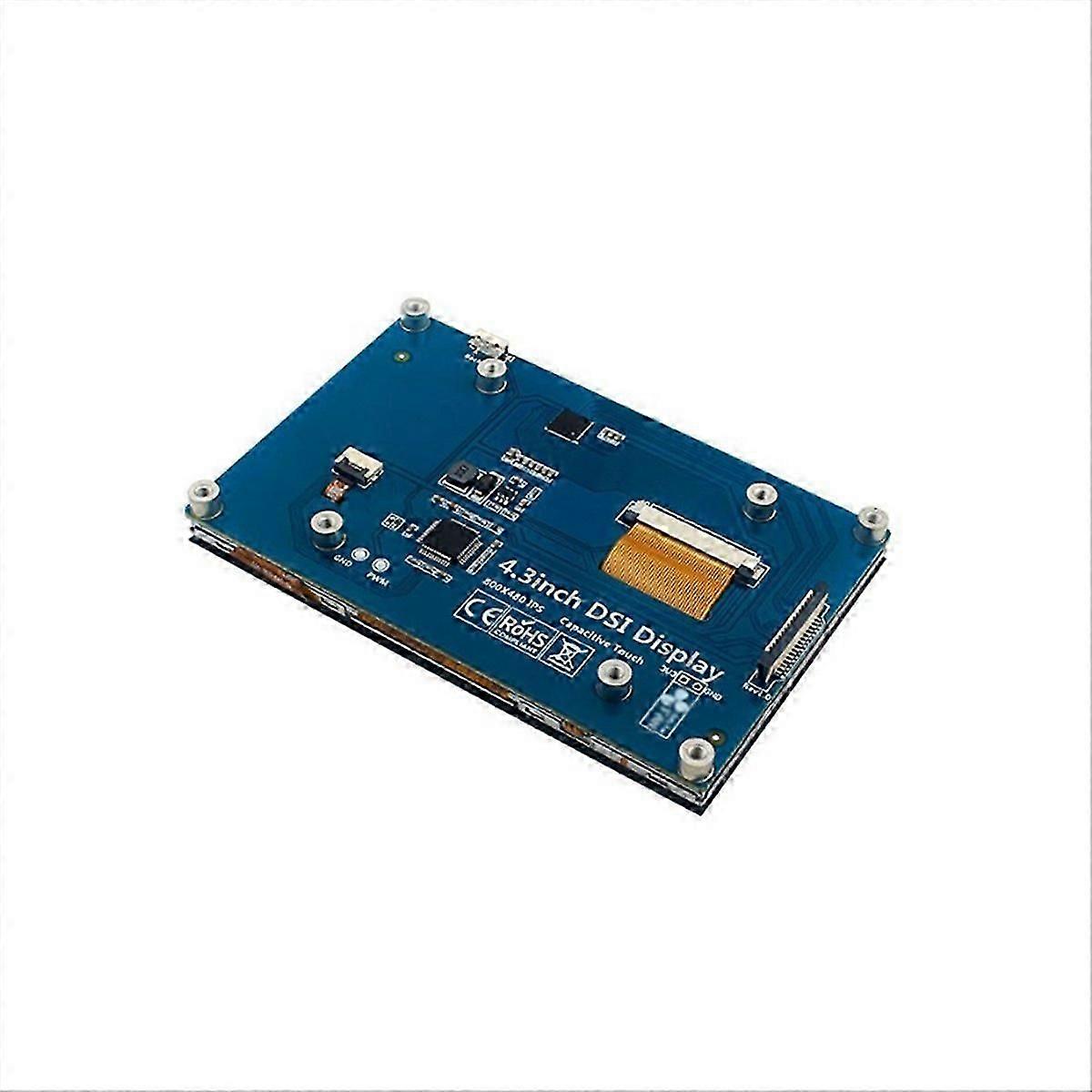4.3Inch Capacitive Touch Screen compatible for 5/4B/3B+ IPS Display