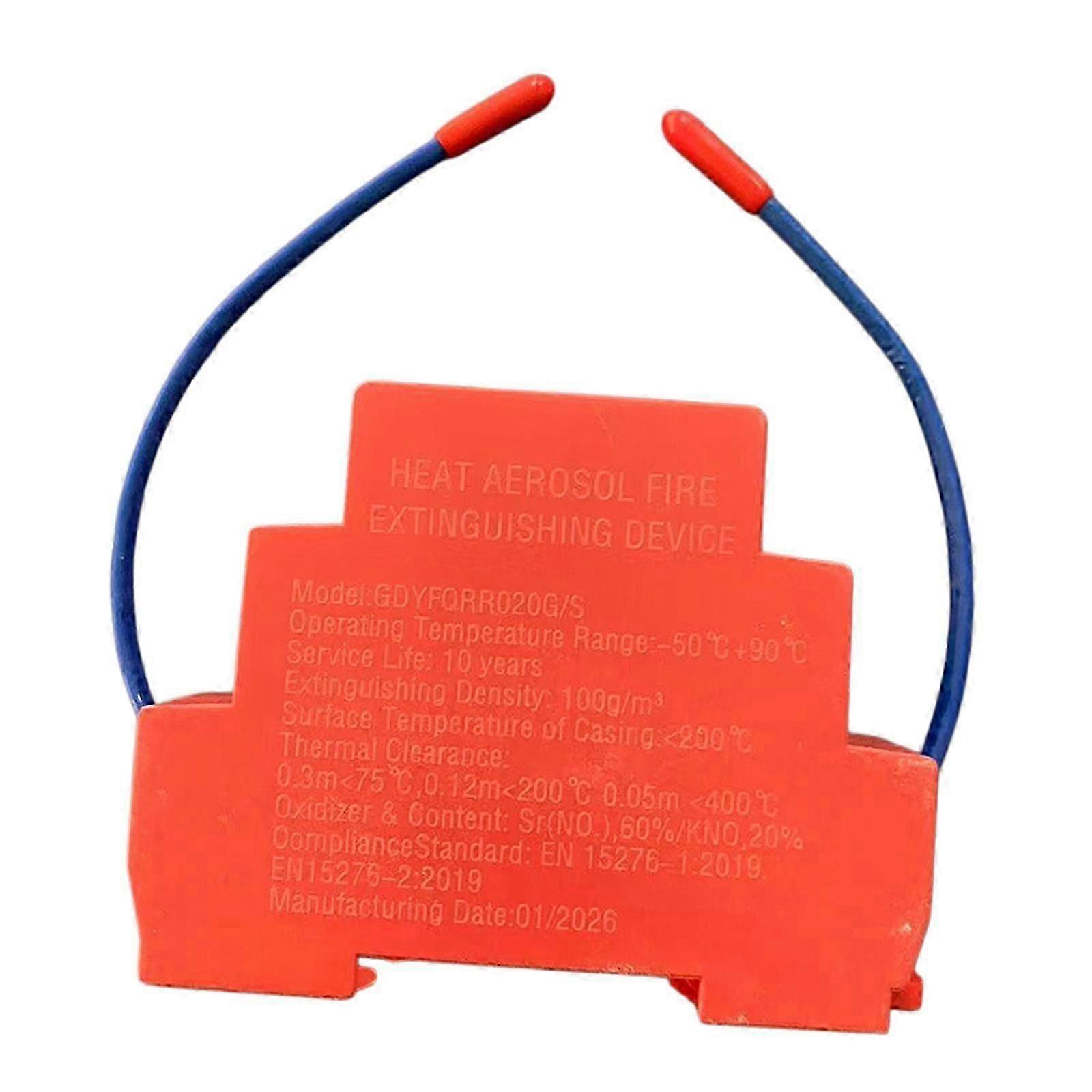 Space Saving Fire Protection Solution Fire Security for Electrical Boxes And Vehicle Compartments with 0.1m Coverage Multicolor