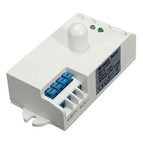 5.8GHz Microwave Motion Sensor Light Switch DC 12V24V Radar Motion Detector with Durable Shell