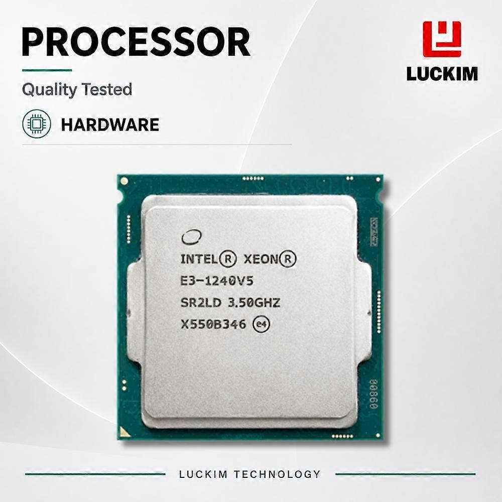 E3-1240V5 4-Core 8-Thread Server CPU Processor 3.5-3.9GHz 8MB Cache LGA1151 80W