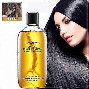 Shampooing nourrissant à l'extrait de ginseng 8+ Minute Shampooing au ginseng pour la croissance des cheveux Shampooing anti-chute pour hommes et femmes 500 ml 25-26 s