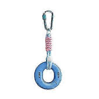 Anneau porte-clés en silicone pour renforcer les mains avec mousqueton, idéal pour les hommes et les femmes (cadeau fitness).