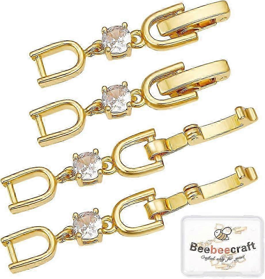 Cubic Zirconia Fold Over Clasps