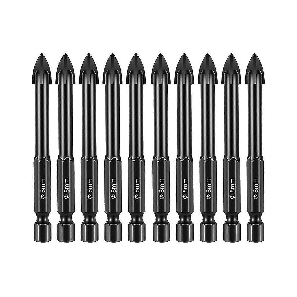 Ceramic Drill Bit Hexagon Tile Drill Bit Concrete Cement Wall Drilling Drill 8mm