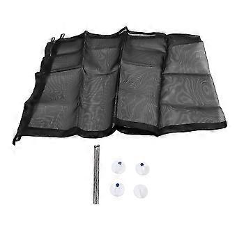 Lightweight Portable Pet Safety Gate, Breathable Mesh, No-Drill Easy Install, compatible with Home, Black