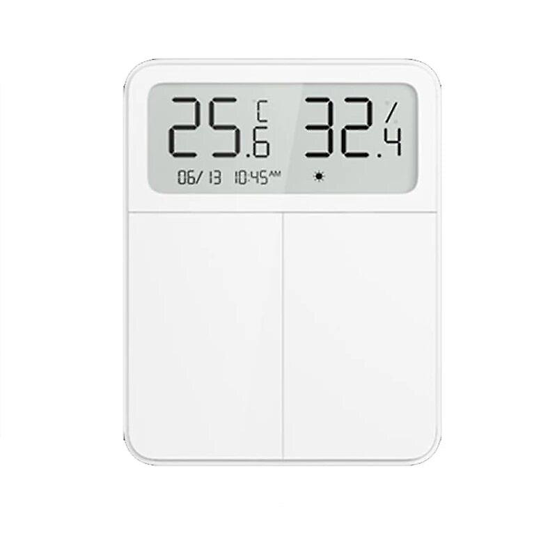 Smart Screen Display Switch With Temperature Humidity Two Way Single Control Work With Bluetooth Mesh Gateway