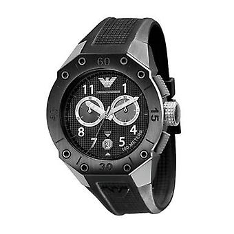 Armani sport Quartz Analog Man Watch with AR0665 Rubber Bracelet
