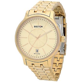 Sector 125 Quartz Analog Woman Watch with R3253593501 Gold Plated Stainless Steel Bracelet