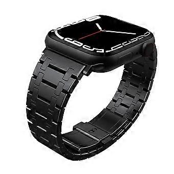 Smartwatch Replacement Band Black Stainless Steel Strap for S10 46mm Watch Secure Adjustable Fit