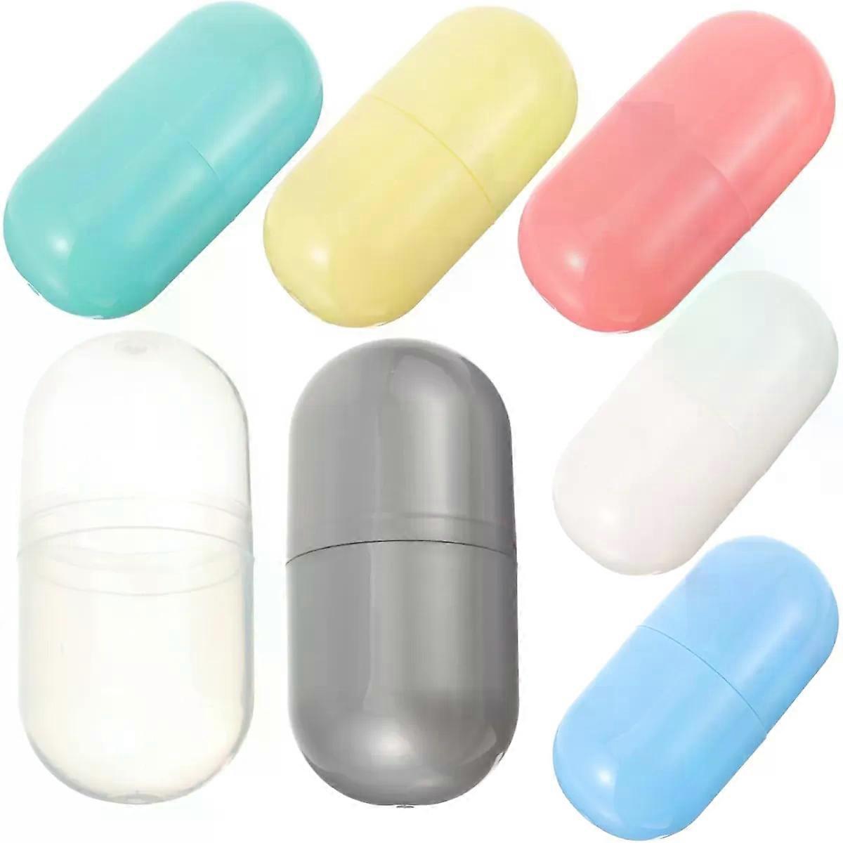 Plastic Capsule Boxes 7pcs for Toys and Chocolates