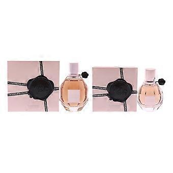 Viktor & Rolf Flowerbomb Kit By Viktor And Rolf For Women - 2 Pc Kit 3.4oz Edp Spray, 1.7oz Edp Spray