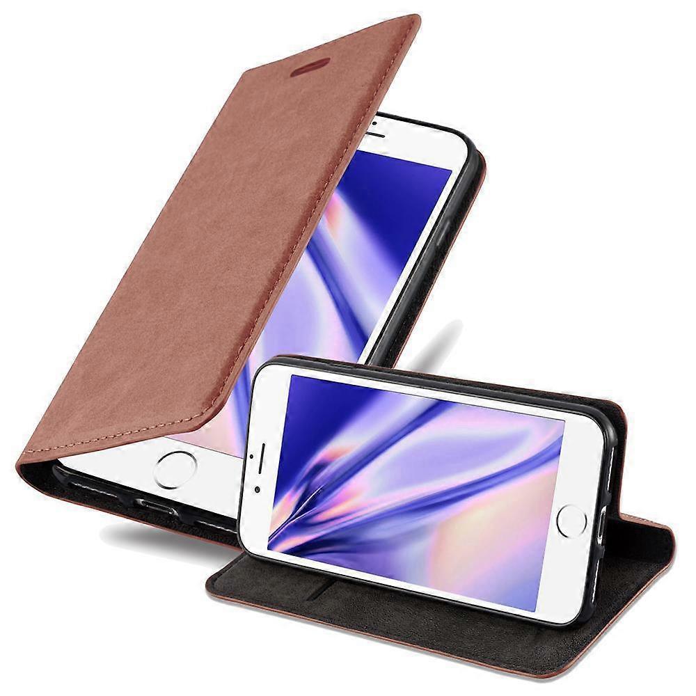 iPhone 7 / 7S / 8 / SE 2020 ile uyumlu kılıf - Stand fonksiyonlu ve kart yuvalı koruyucu kılıf