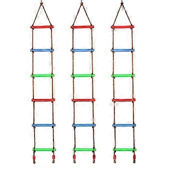 Kids Six Rung Plastic Climbing Ladder 200 cm for Indoor Outdoor Swing Playset Equipment