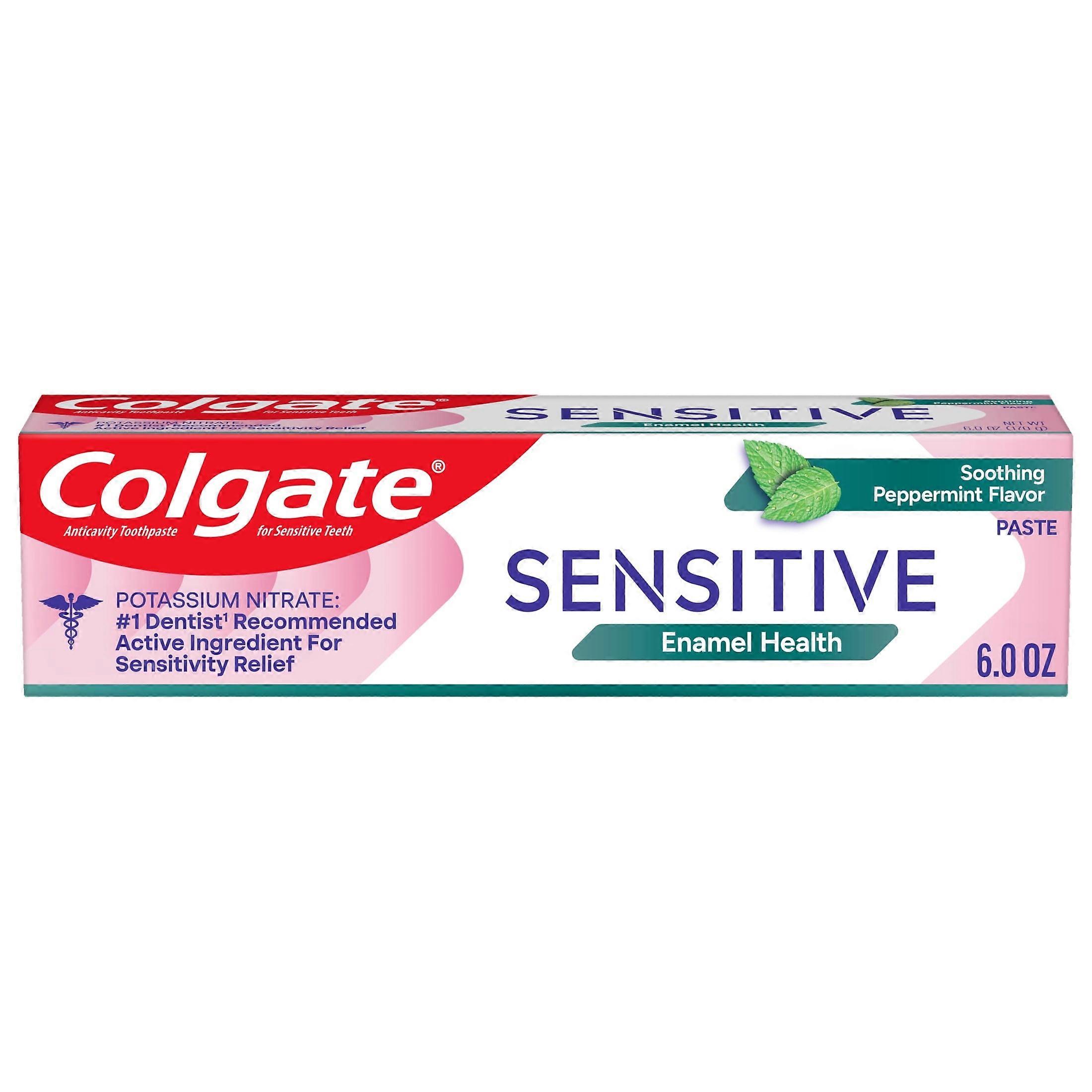 Colgate Sensitive Enamel Health Toothpaste for Sensitive Teeth Peppermint 6 oz