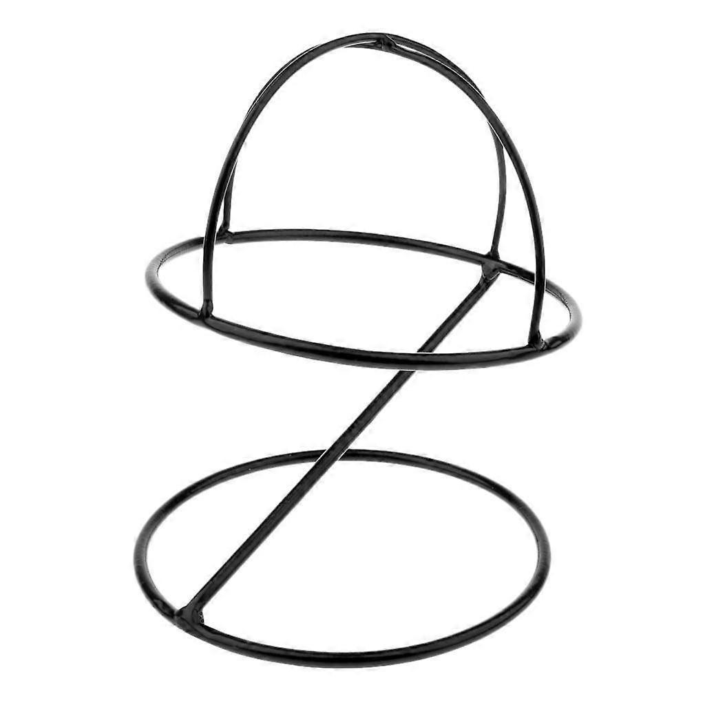 hat rack retail display Black