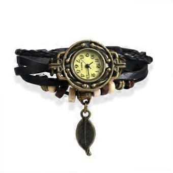 Orologio da polso da polso da donna con cinturino al quarzo da donna Orologio da polso in pelle avvolgente Orologio da polso classico, per Natale