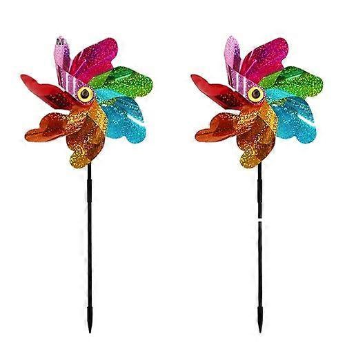 MultiColour Reflective Garden Spinner