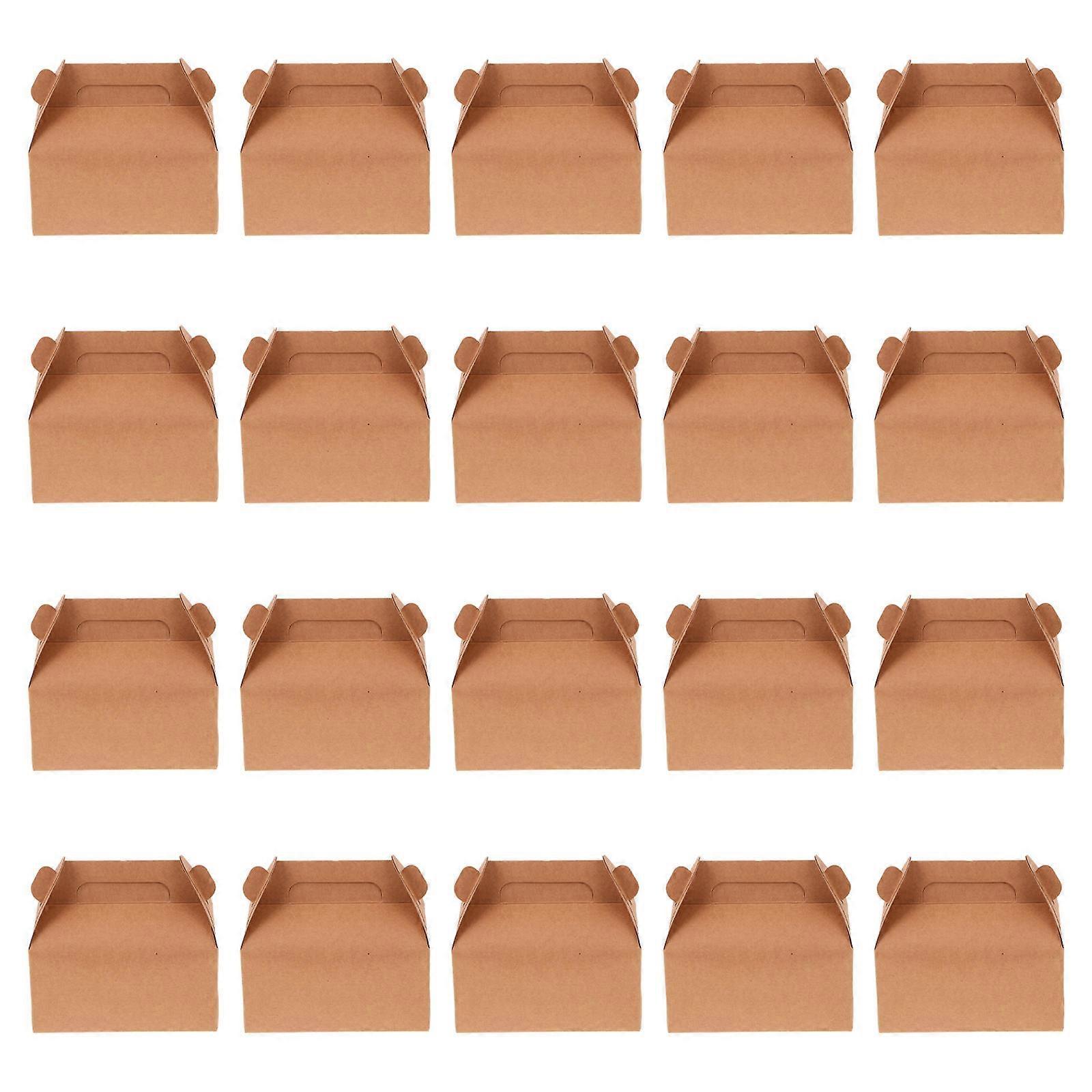 Baking Cake Packaging Box Handed Cake Cases compatible with Storage Use 20Pcs