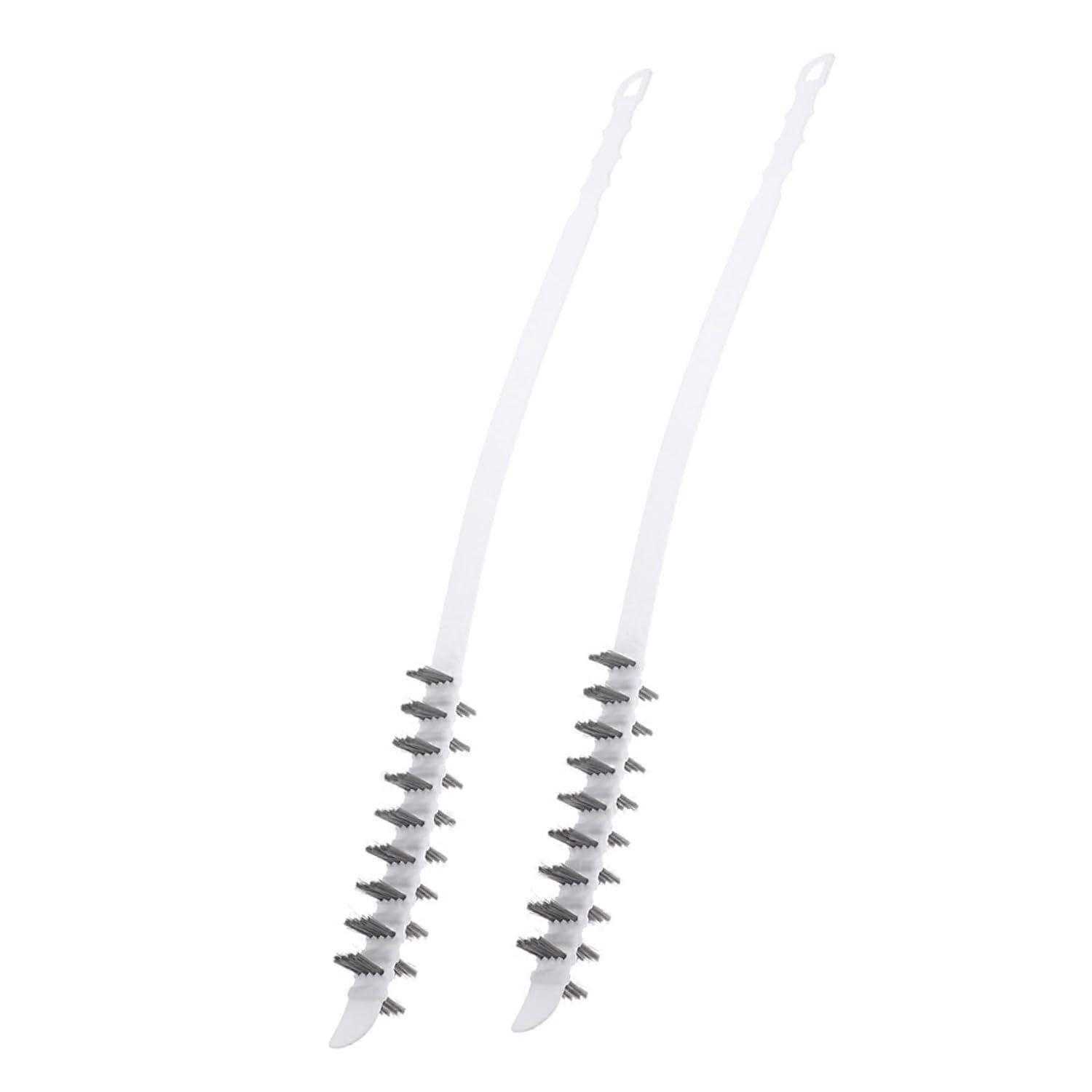 2pcs Roller Washing Machine Brush White Pp Drum Cleaning Tool