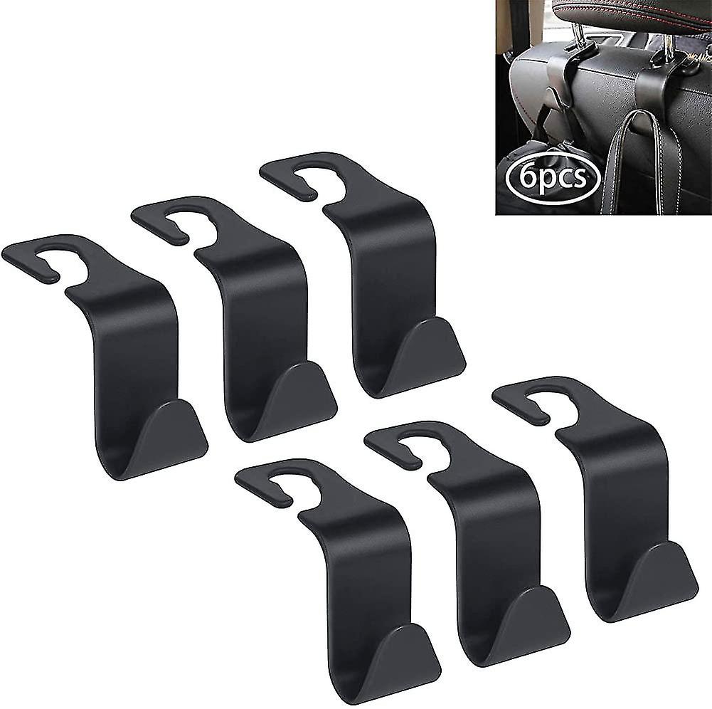 Auto Hooks, 6 Pack Car Storage Hooks Back Seat Headrest Hanger, Universal Car