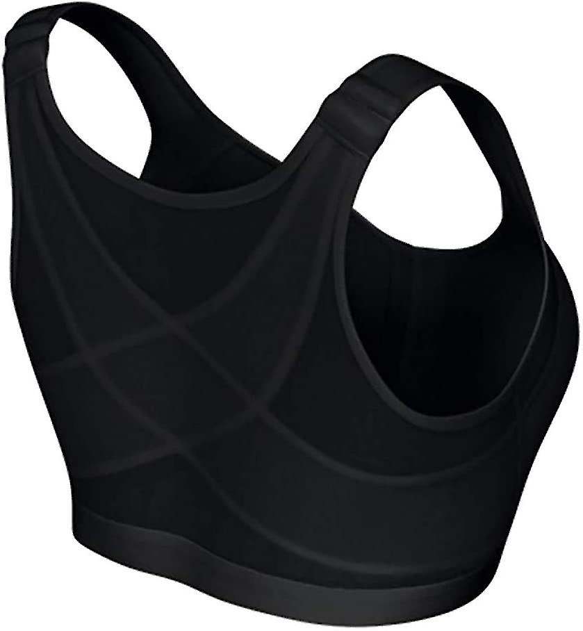 Wireless Posture Support Bra Front Closure Breathable Underwear For Women Yoga