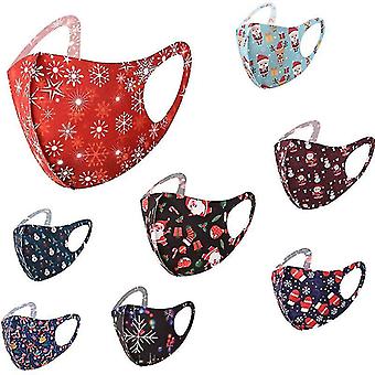 Christmas Face Masks Protective Mask Anti-fog Mouth Mask Kids Face Shield Cover