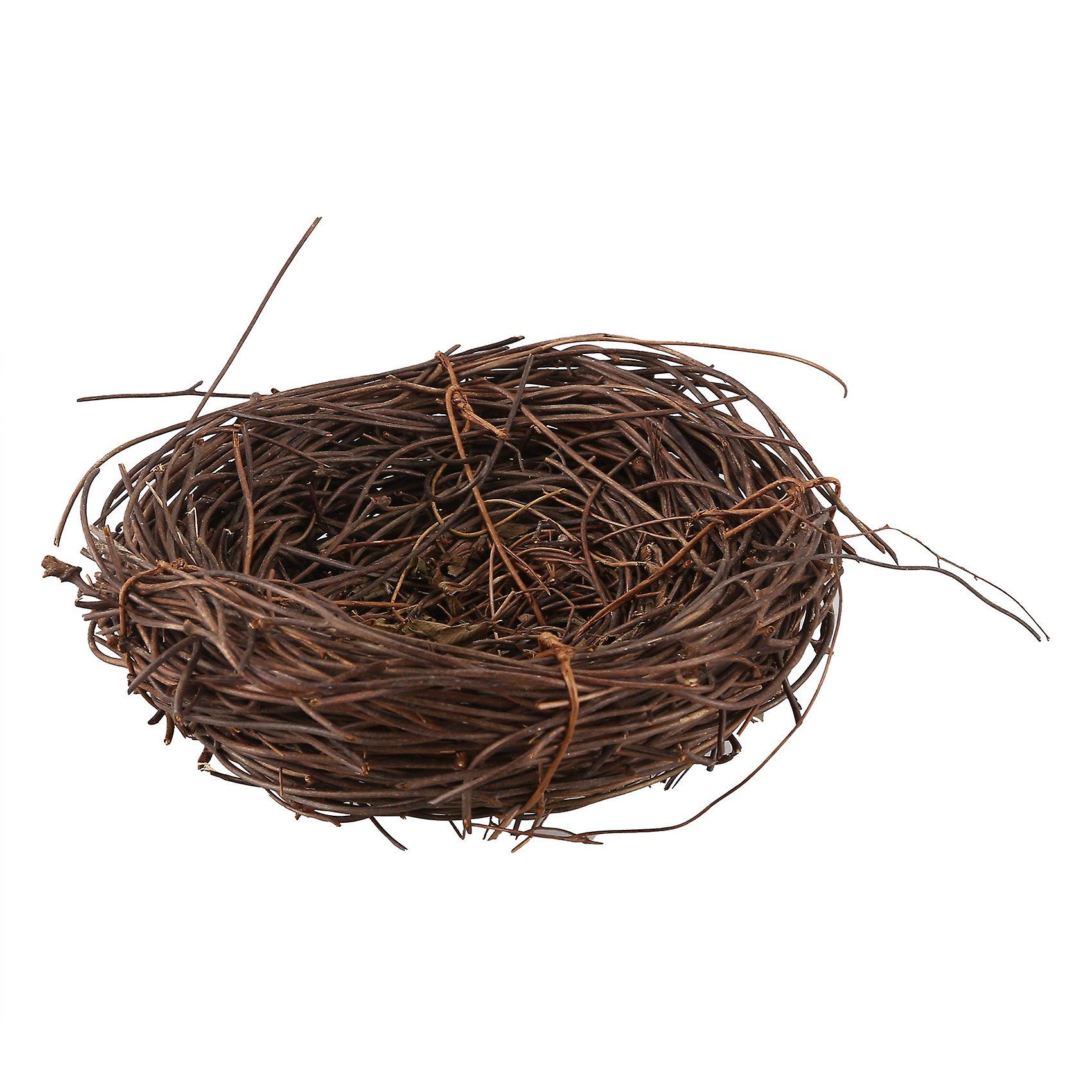 Handmade Vine Bird Nest Home Craft for Photo Decor