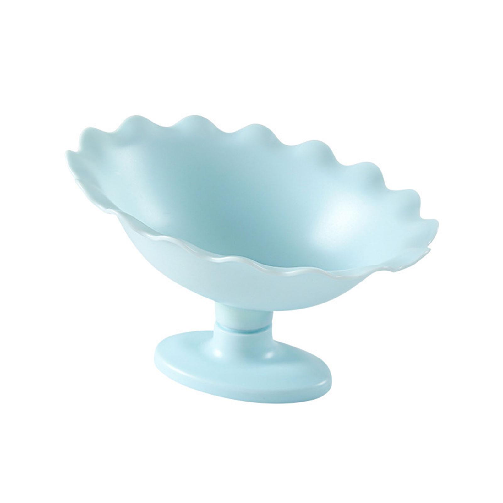 Flower Shape Fruit Snacks Dessert Plates Non-slip Stable Table Storage Container