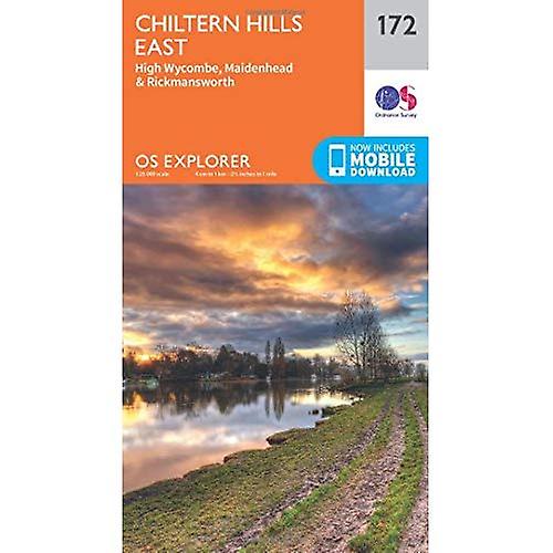 OS Explorer karta (172) Chiltern Hills öst