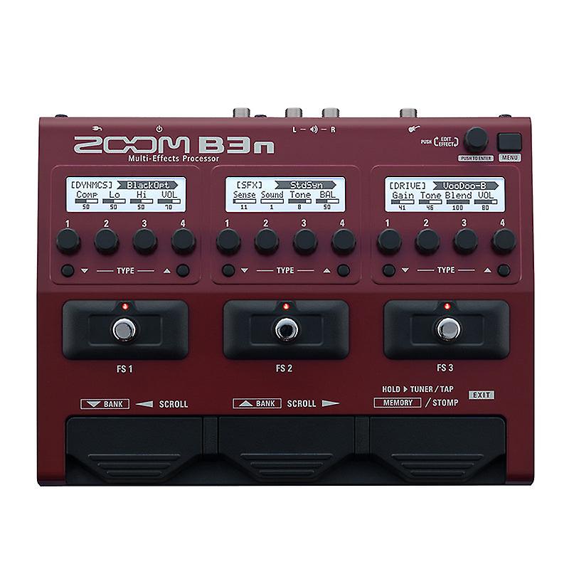 Hot Sell Zoom B3n Bass Multi Function Pedal, Multi Effect Processor For Bassists
