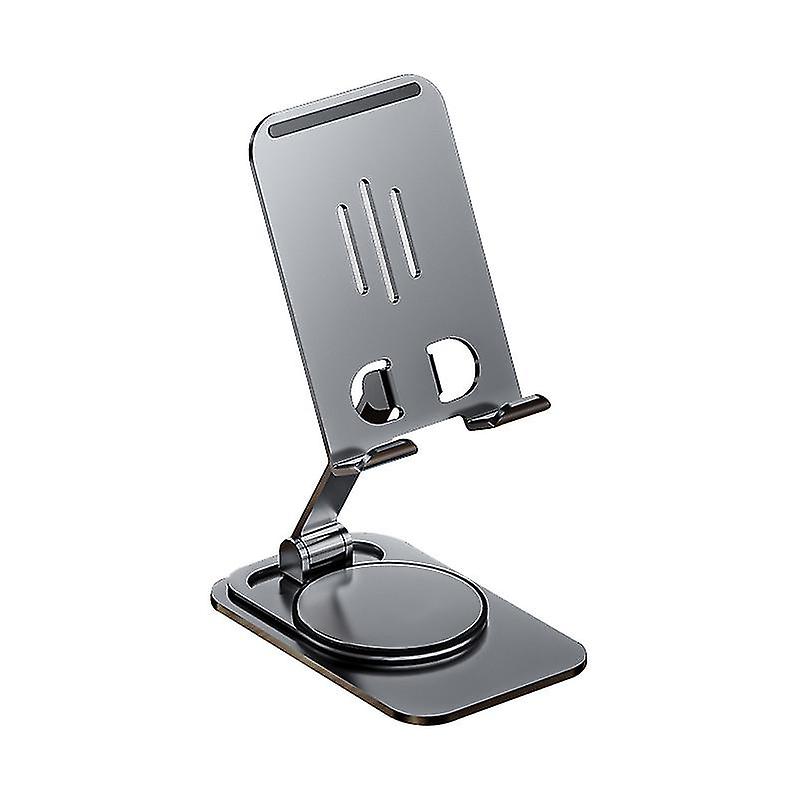Swivel Adjustable Laptop Stand - 360 Rotatable Aluminum Alloy Tablet Foldable Lazy Stand - Mobile Phone Portable Desktop Stand
