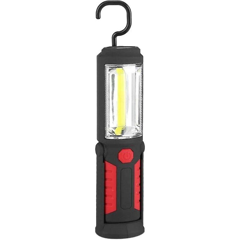 Rechargeable LED Work Light with Magnetic Flashlights (Red)