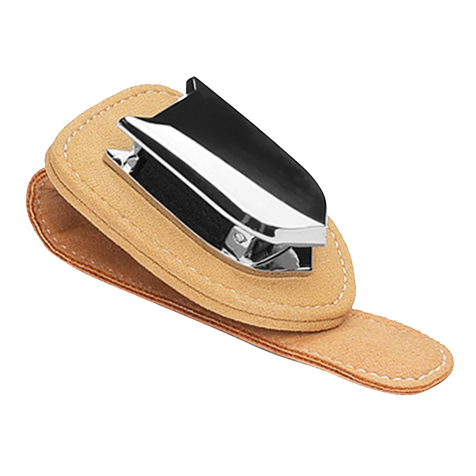 ミニサングラス、メガネ、メガネホルダー、車用、サンバイザー、マウント、ベージュ2