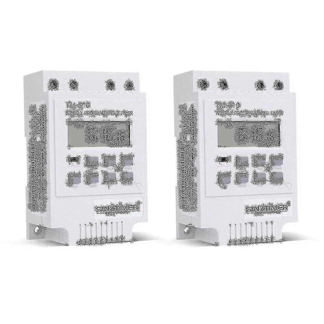 Sinotimer 2x Tm616w-2 30a 220v Electronic Weekly Programmable Digital Time Switch Relay Timer Contr