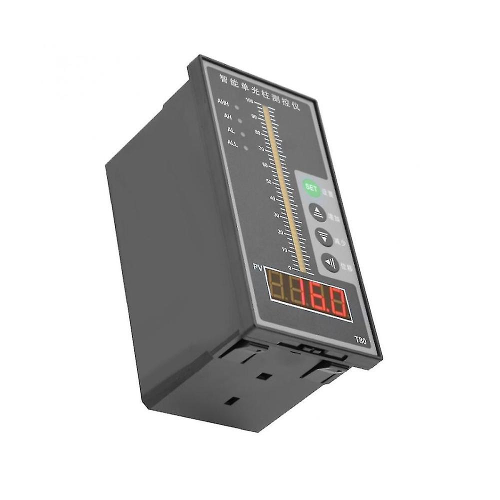 T80 Ac220v Intelligent Pressure Controller Light Column Display 4-20ma Water Oil Sewage Meter Liqui