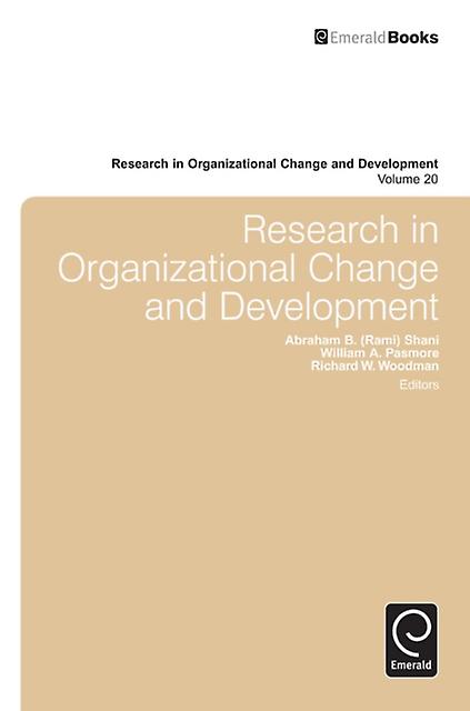 Research In Organizational Change And Development Paperback Book