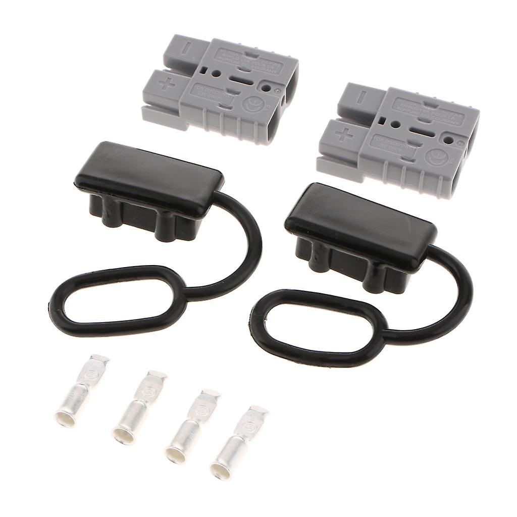 Battery Quick Connector Kit 50A Plug Connect Disconnect Winch Trailer