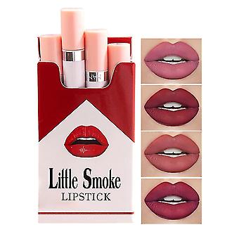 Little Smoke Tube Cigarette Lipstick, Waterproof Matte Velvet Lipsticks Lipstick, Lip Balm Long Lasting 24 Hours
