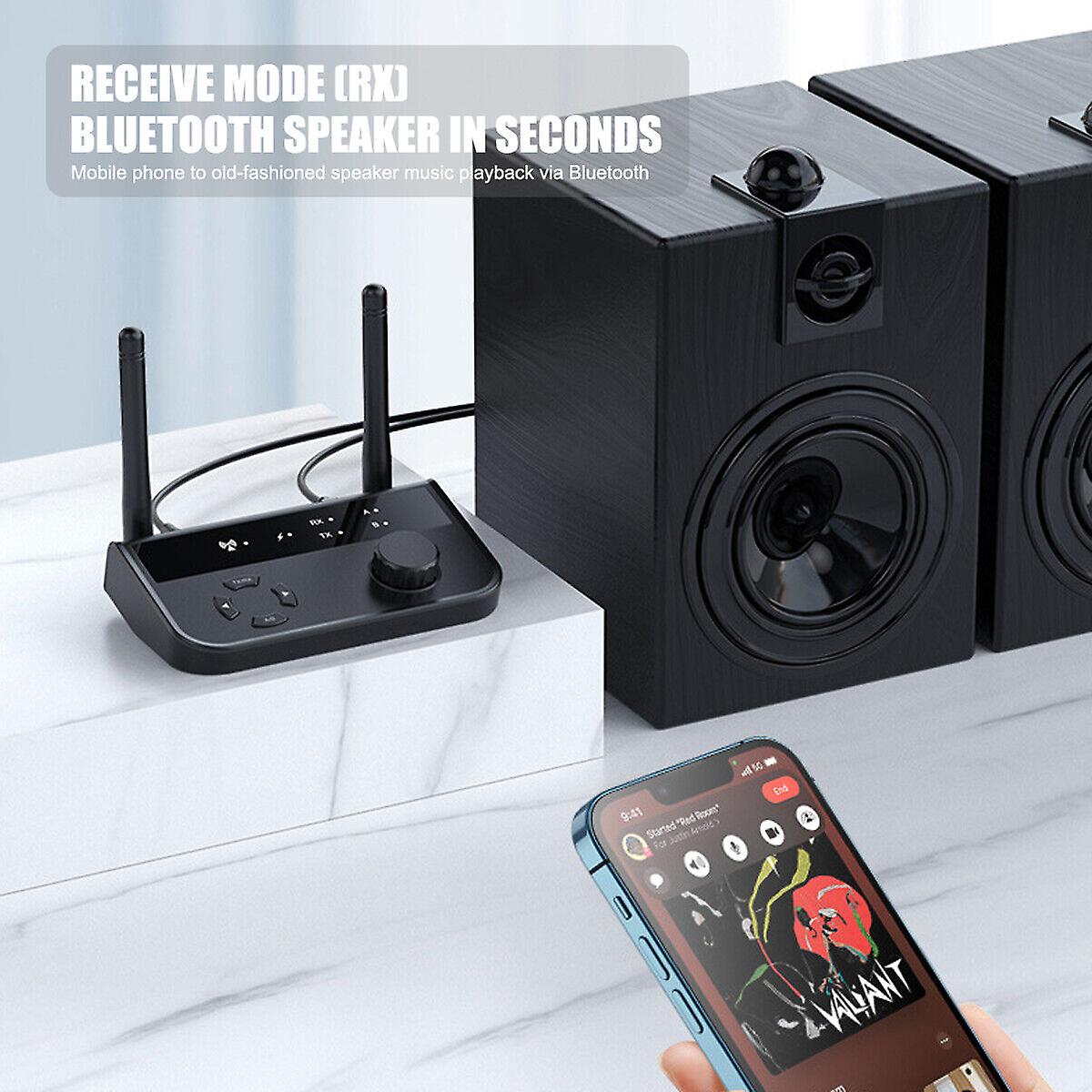 SOOMFON Adattatore Bluetooth 5.3 – Trasmettitore/ricevitore Per TV E Hi-Fi