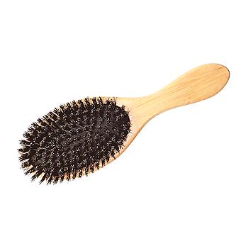 Hair Brush Natural Bamboo Handle Anti-static Hair Scalp Paddle Hairbrush