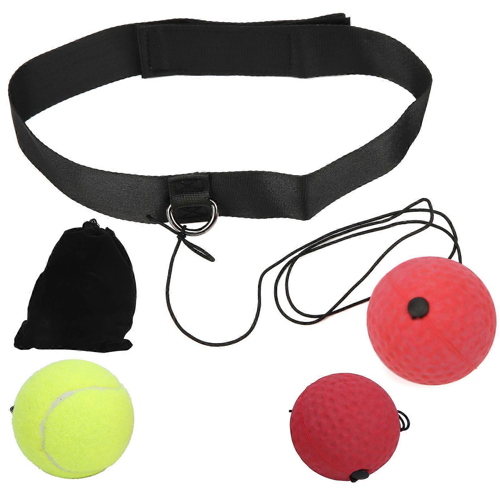 3Pcs set Boxing Ball Fighting Training Bounce Response Ball Headmounted Accessories
