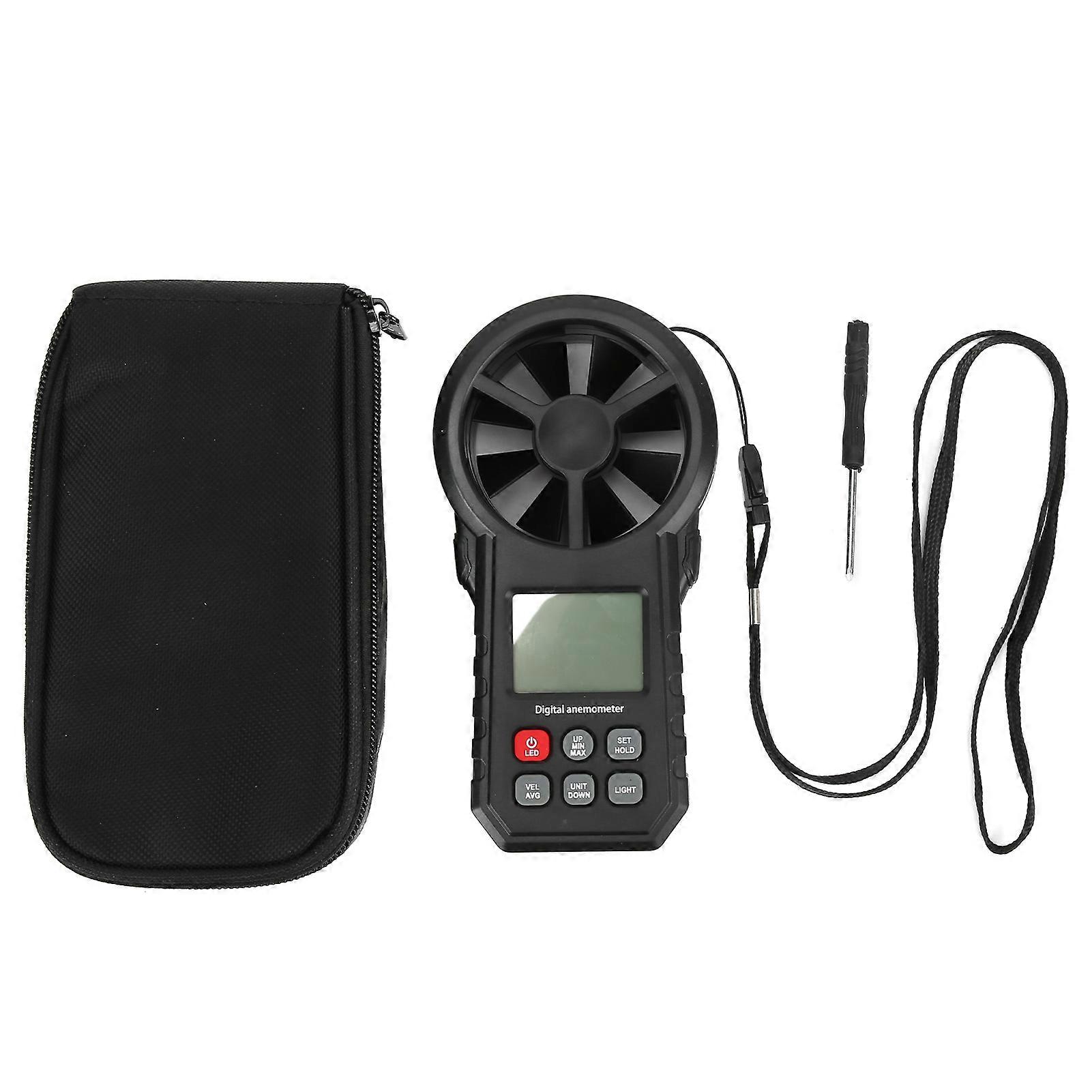 MT62 Digital Anemometer High?Accuracy Portable Handheld LCD Temperature Air Speed Meter