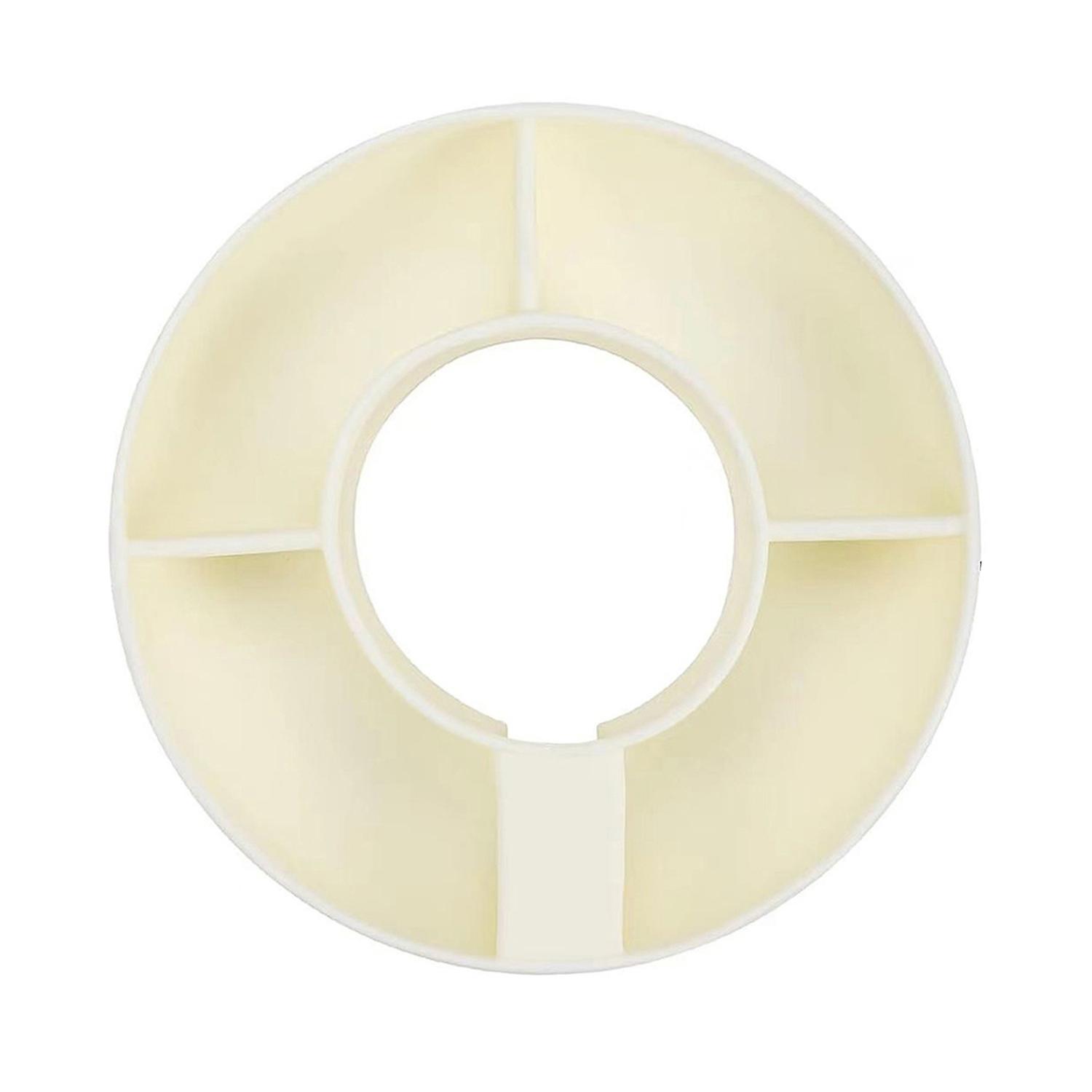 4 Compartments Silicone Snack Ring Perfect Fit Snack Container Simple Reusable Snack Platters for 40