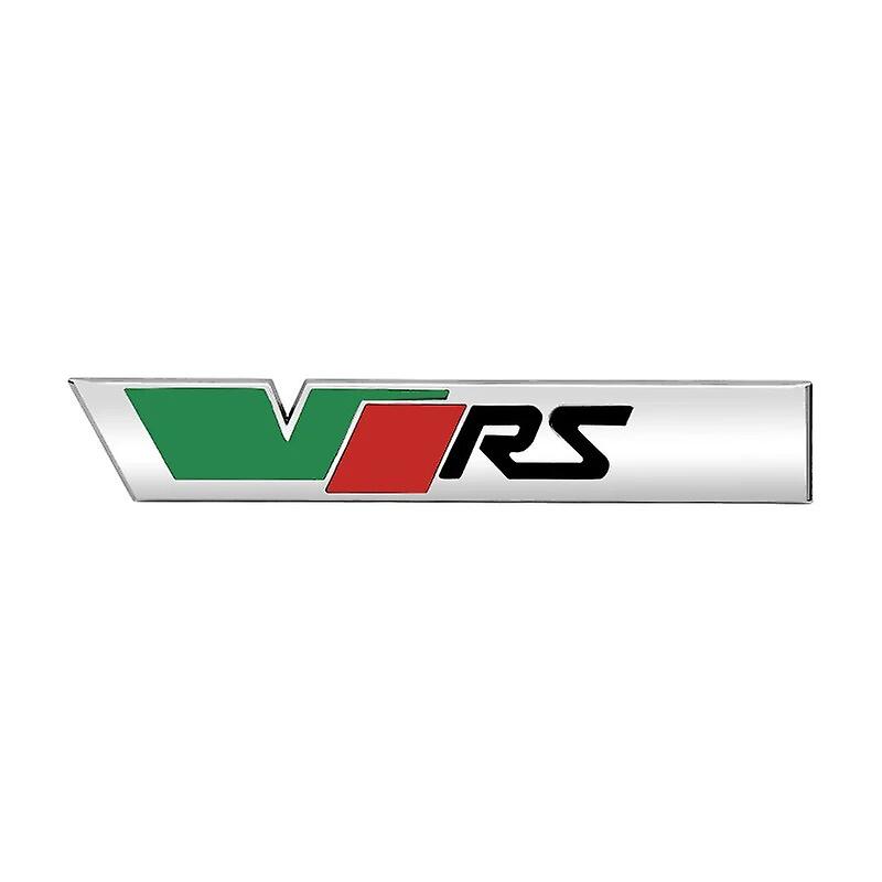 3d Metal VRS Logo Car Front Grill Emblem Badge Trunk Stiker for Skoda Octavia 3 2 A5 A7 MK3 MK2 Kodiaq Superb Fabia Accessories~2940