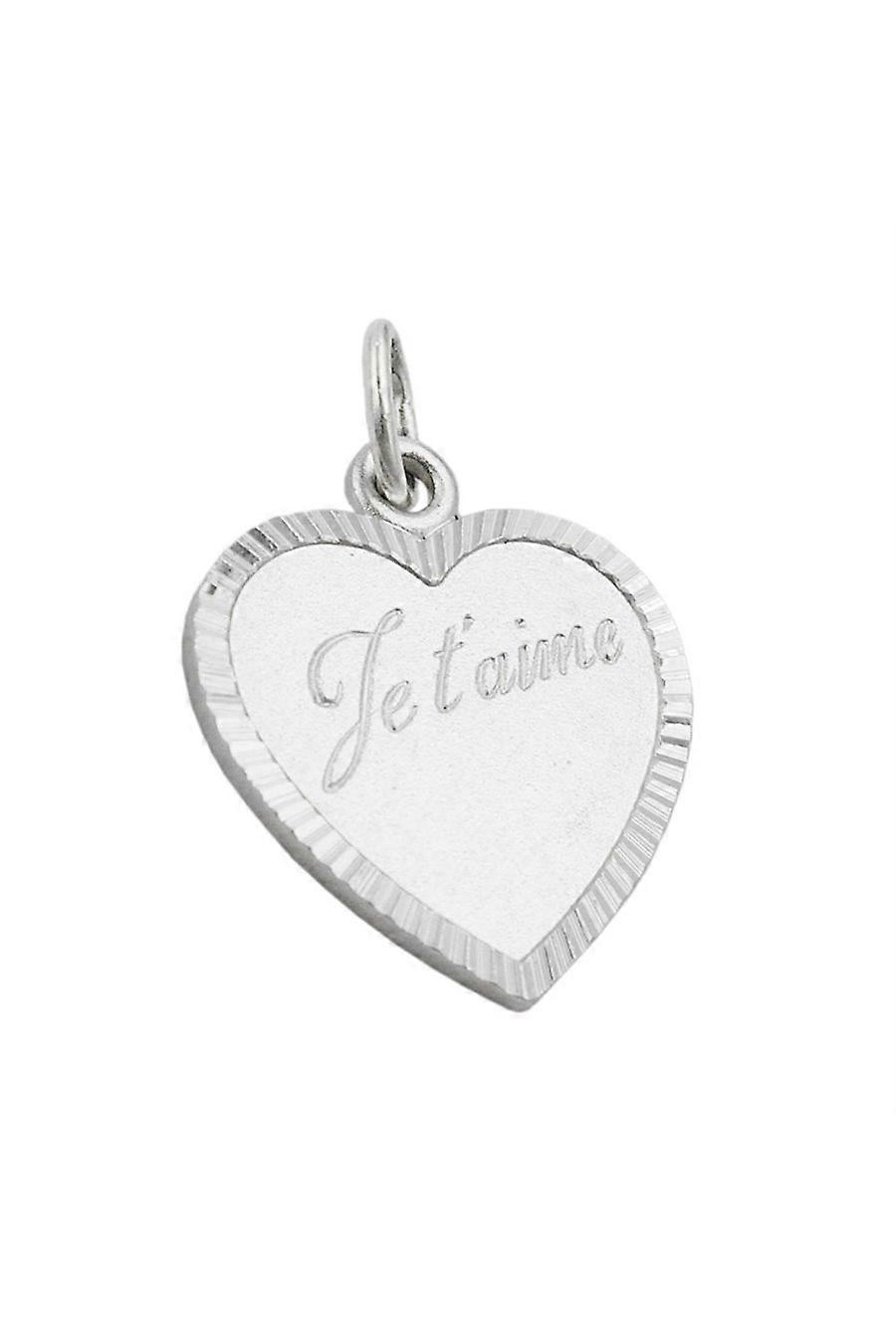 Pendant Heart Je T'aime Silver 925 - Gl92336