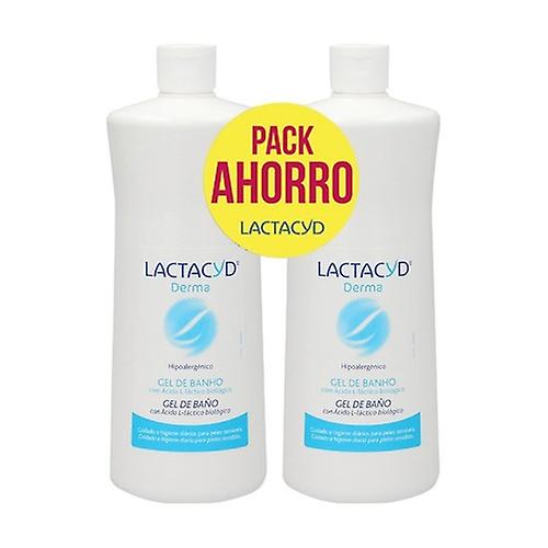 Pack lactacyd derma 1l + 50% discount 1L + 50% discount