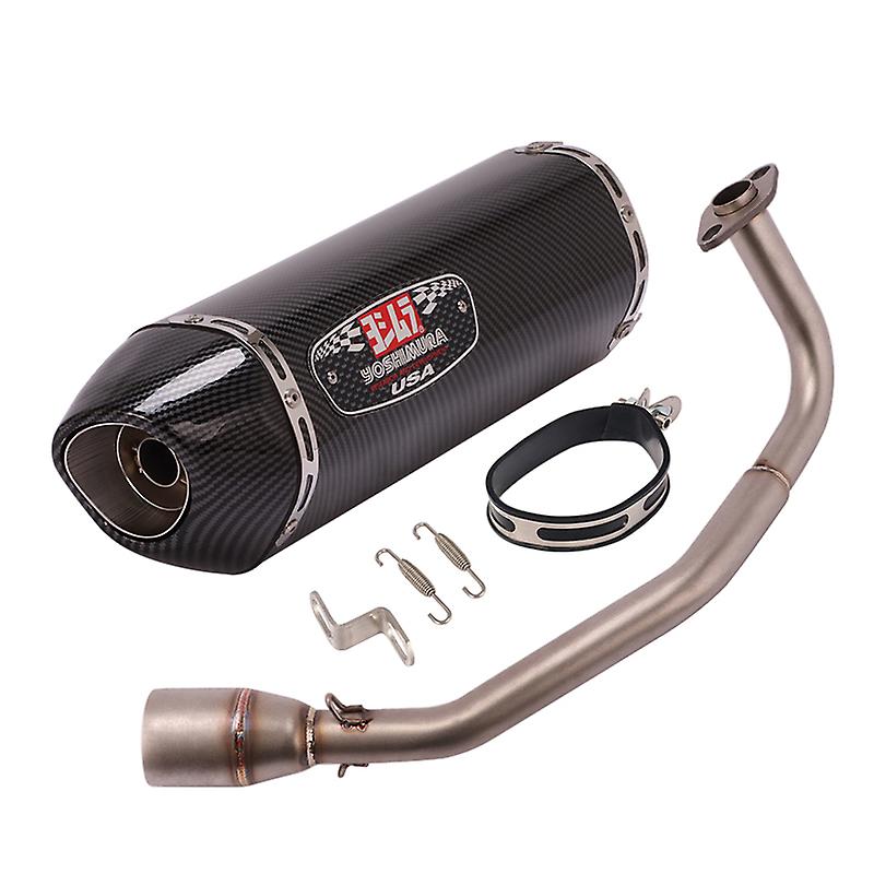 Volle System Motorrad Yoshimura Auspuff Für Honda PCX 125 150 PCX125 PCX150 2018- 2020 Ändern Vorne Link Rohr Schalldämpfer DB-Killer