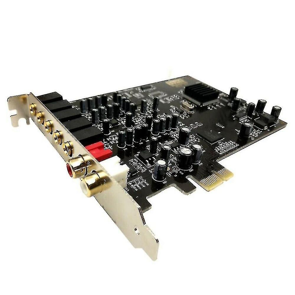 5.1 Sound card Pci Express Pci-e built-in dual output interface suitable for PC Window Xp/7/8/10
