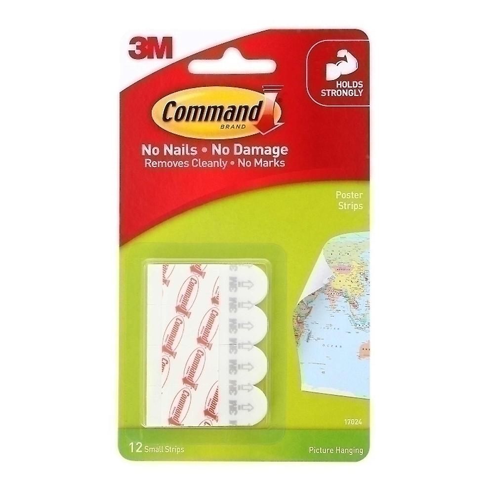 Command Premium Quality User-friendly Durable Compact Poster Strips (Box of 6)