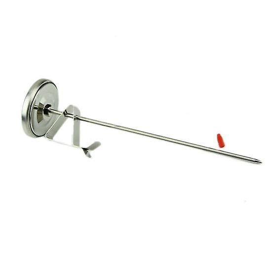Barbecue Thermometer Pointer Type Portable Stainless Steel Light Cooking Thermometer for Barbecue